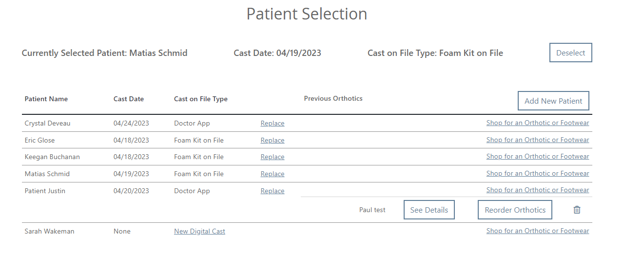 Patient Selection